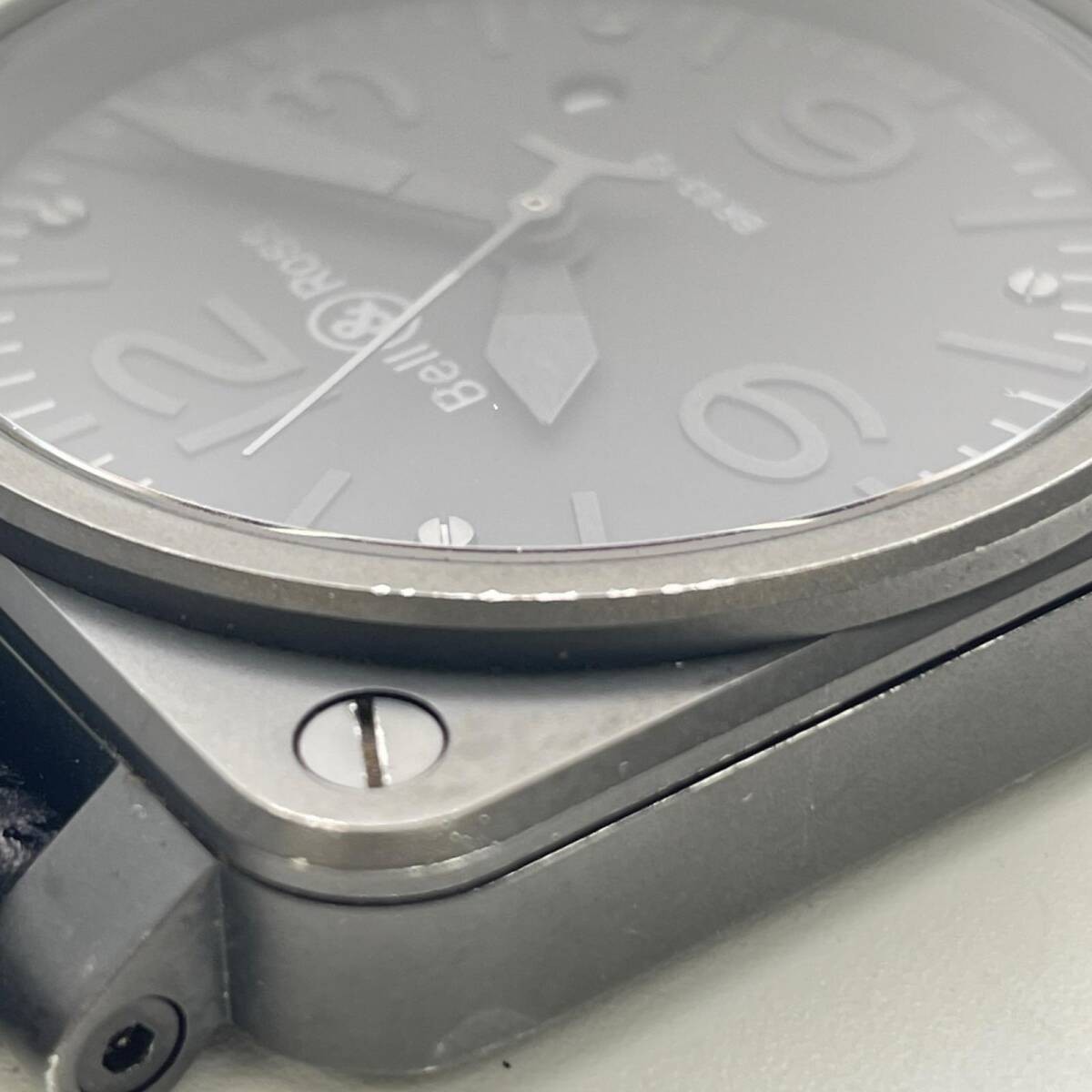 Bell & Ross Watch Phantom BR03-92 Black Automatic w/Guarantee, Tools, Buckle