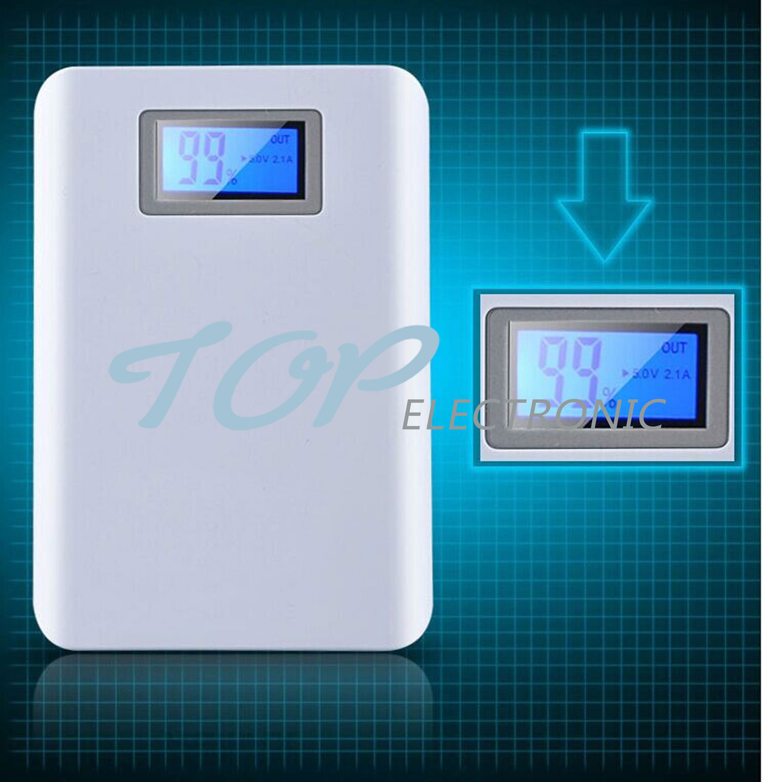 DIY Dual USB 5V 1A 2.1A Mobile Power Bank 18650 Battery Charger PCB +CASE