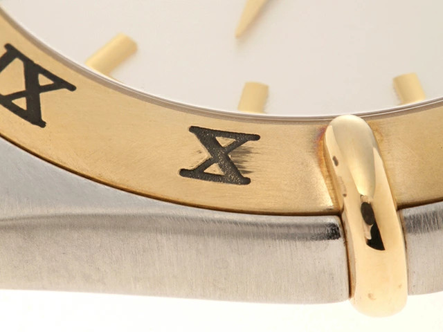 OMEGA Watch Constellation 1312.30.00, Stainless Steel 18K Yellow Gold Quartz