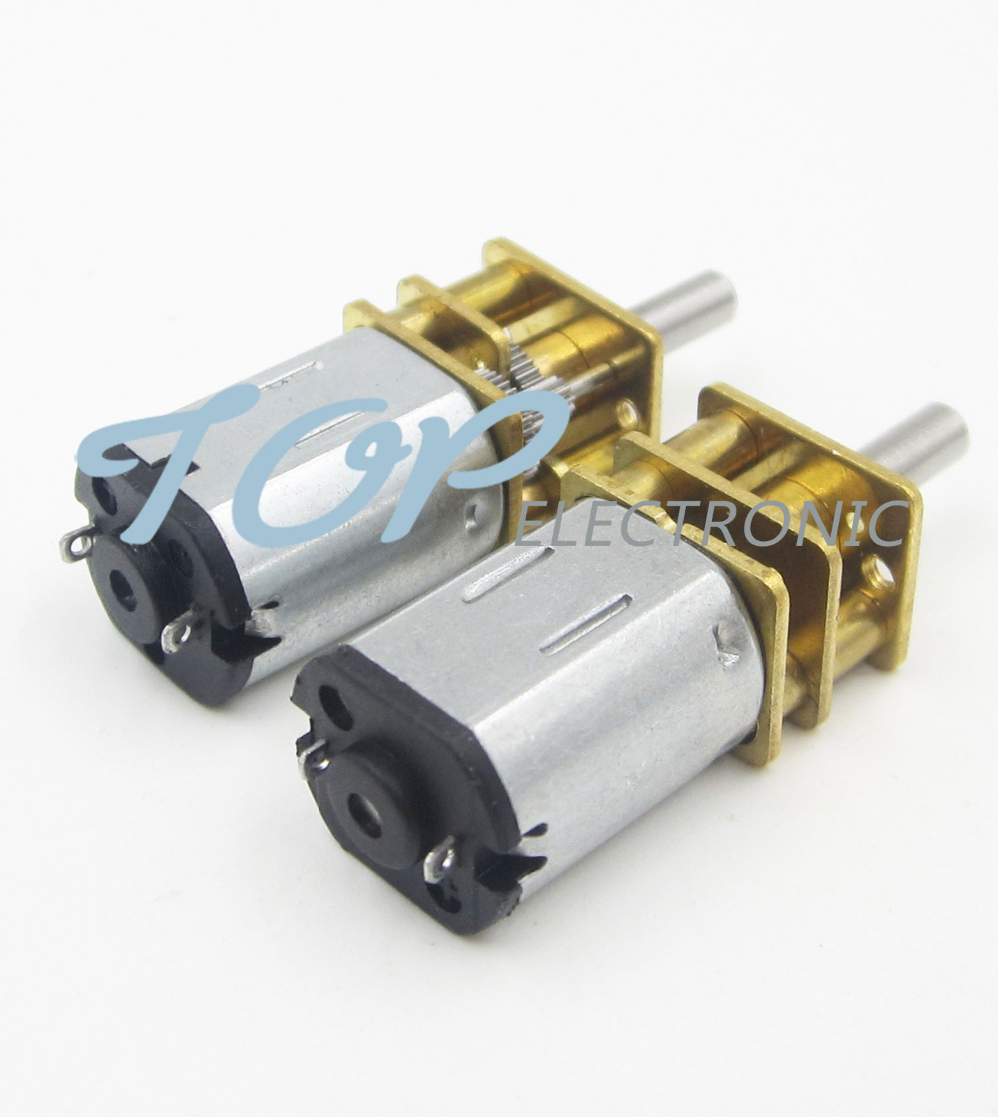 DC 12V 4000RPM Micro Speed Reduction Gear Motor with Metal Gearbox Wheel Shaft