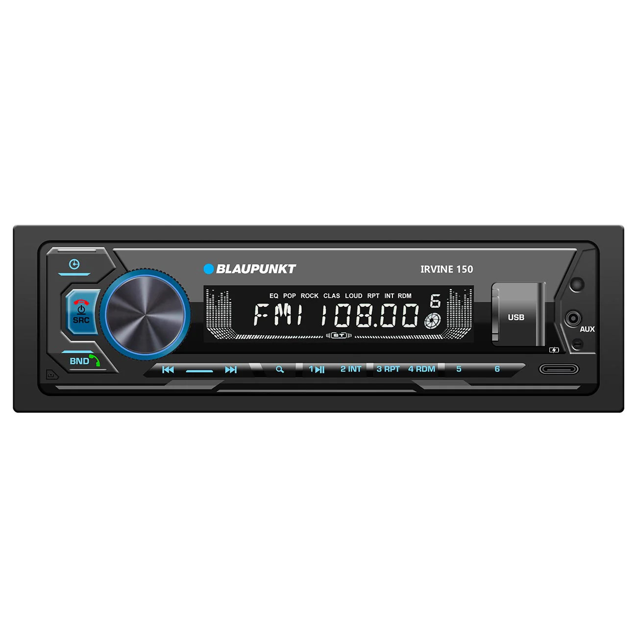 Blaupunkt Detachable Face Mechless AM/FM Receiver with Bluetooth USB/SD Inputs