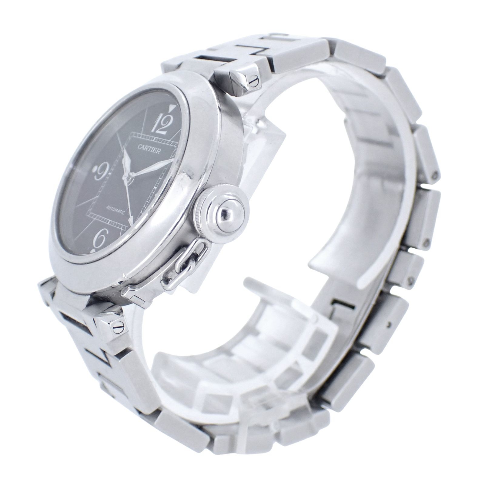 Cartier Watch Pasha C Silver W31076M7 Automatic Stainless Steel Unisex Women’s