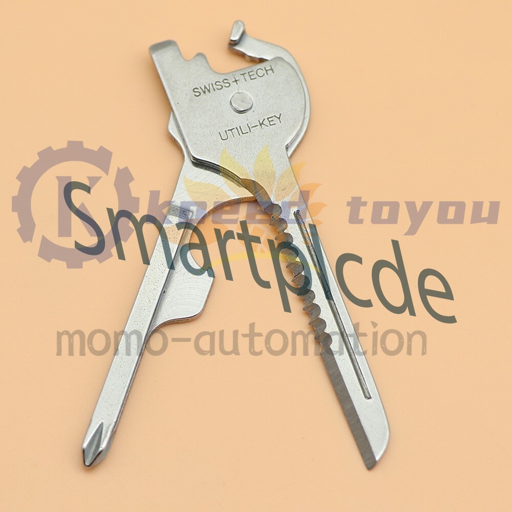 6-in-1 Utili Key Tool Keyring Keychain Gadgets Multifunction Stainless Steel##