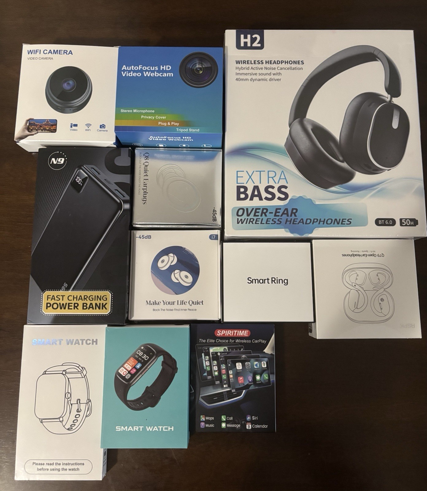 Mixed Loot: 2x Smart Watches, Smart Ring, Hybrid Headphones, and more!!