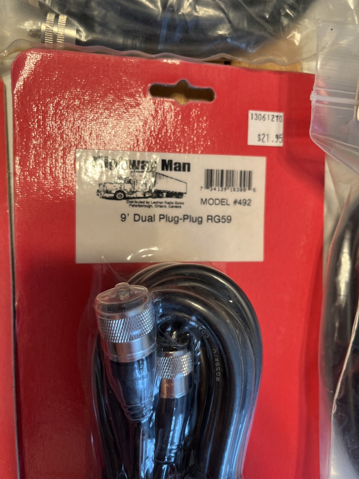 Lot 6 Various Dual Plug-Plug RG59 / YRG58 / A8X9 Wires