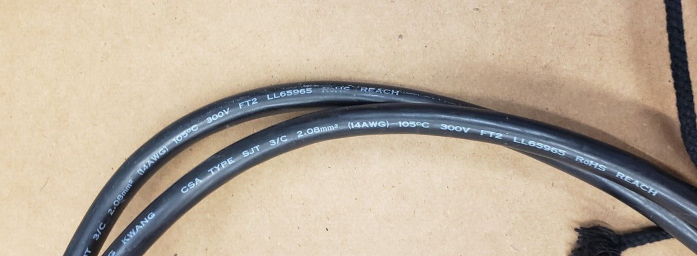 NEUTRIK POWERCON NAC3FCA 14/3 300V SJT Cable 6ft