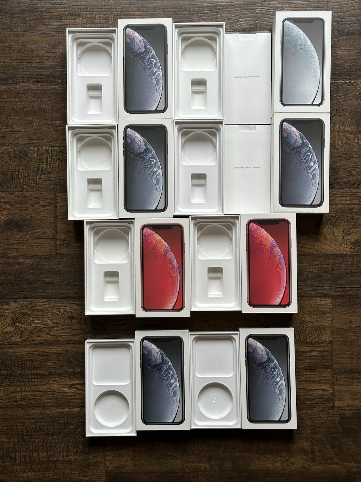 Apple iPhone Empty Retail Box Lot 63 boxes (4, 4s, 5c, SE, Xs, 12, 13, 17, Etc.)