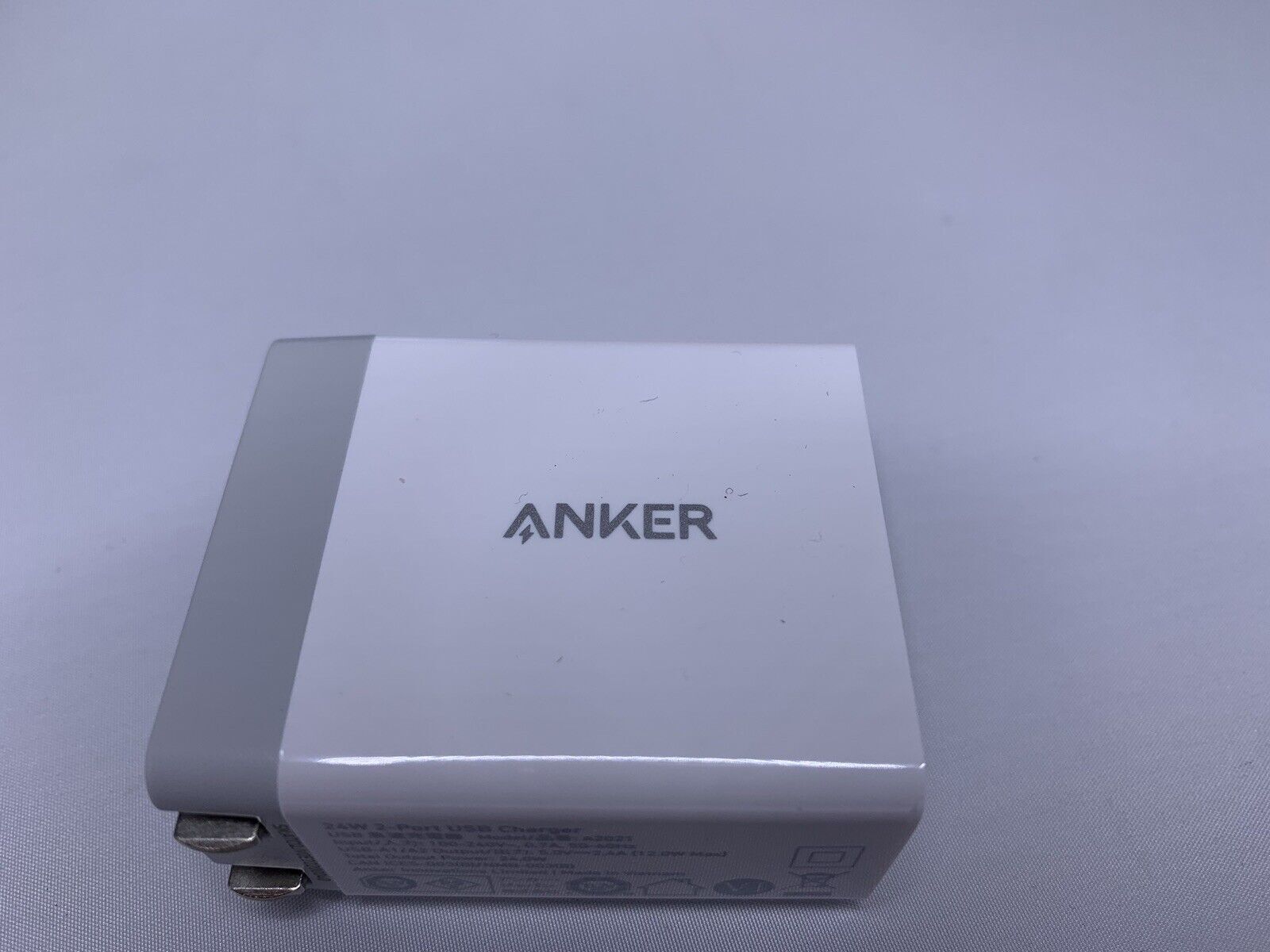 Lot of 2 Anker 2-Port USB Type A Port 24W Wall and Car Charger Anker IQ