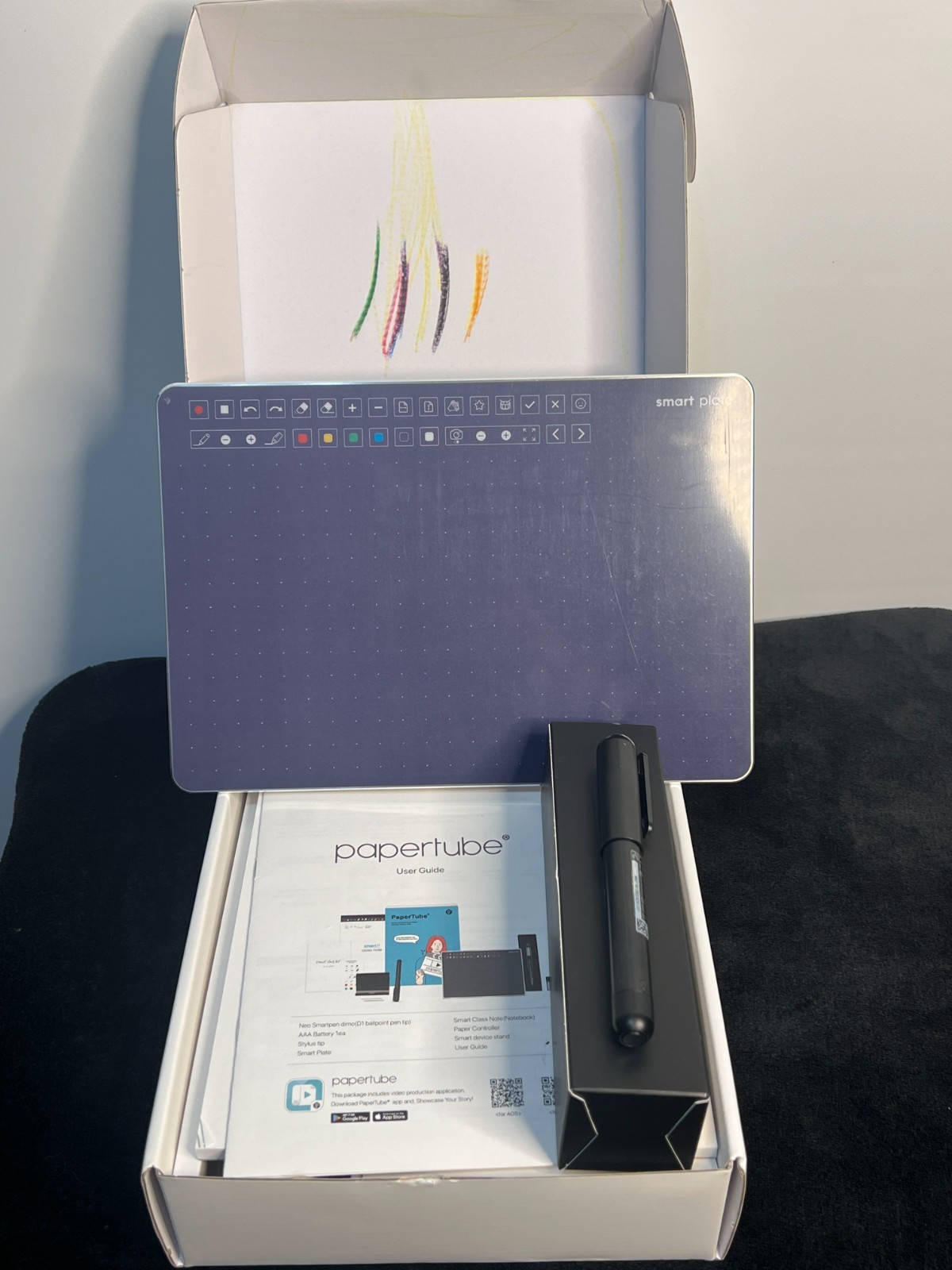PaperTube Smart Plate Video Creation Tool Kit w/ Smart Pen & Accessories – As Is