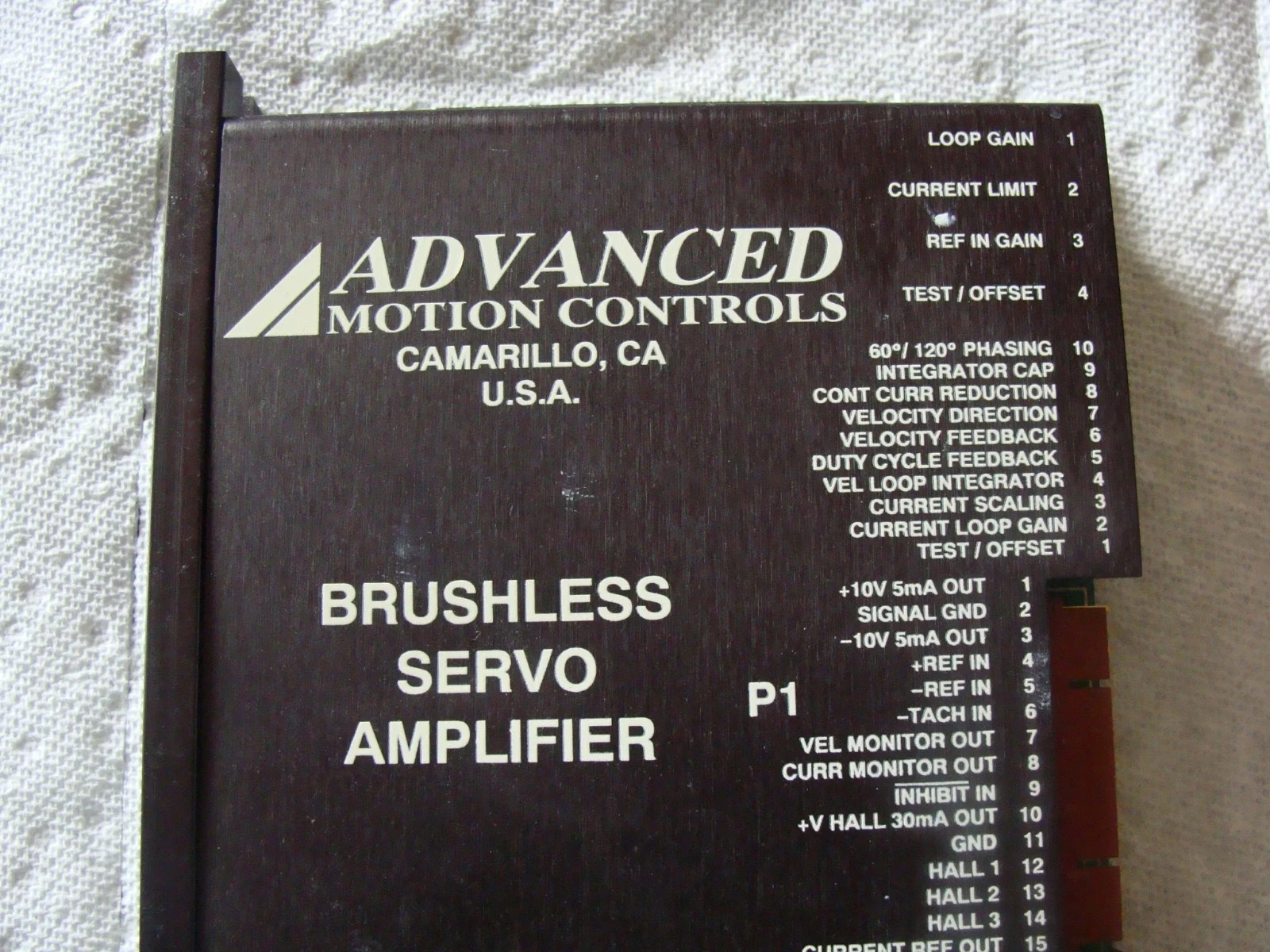 Advanced Motion Controls/Quad Systems B30A8N-INV 106637 Amp X2 PCB. X-Axis Amp.