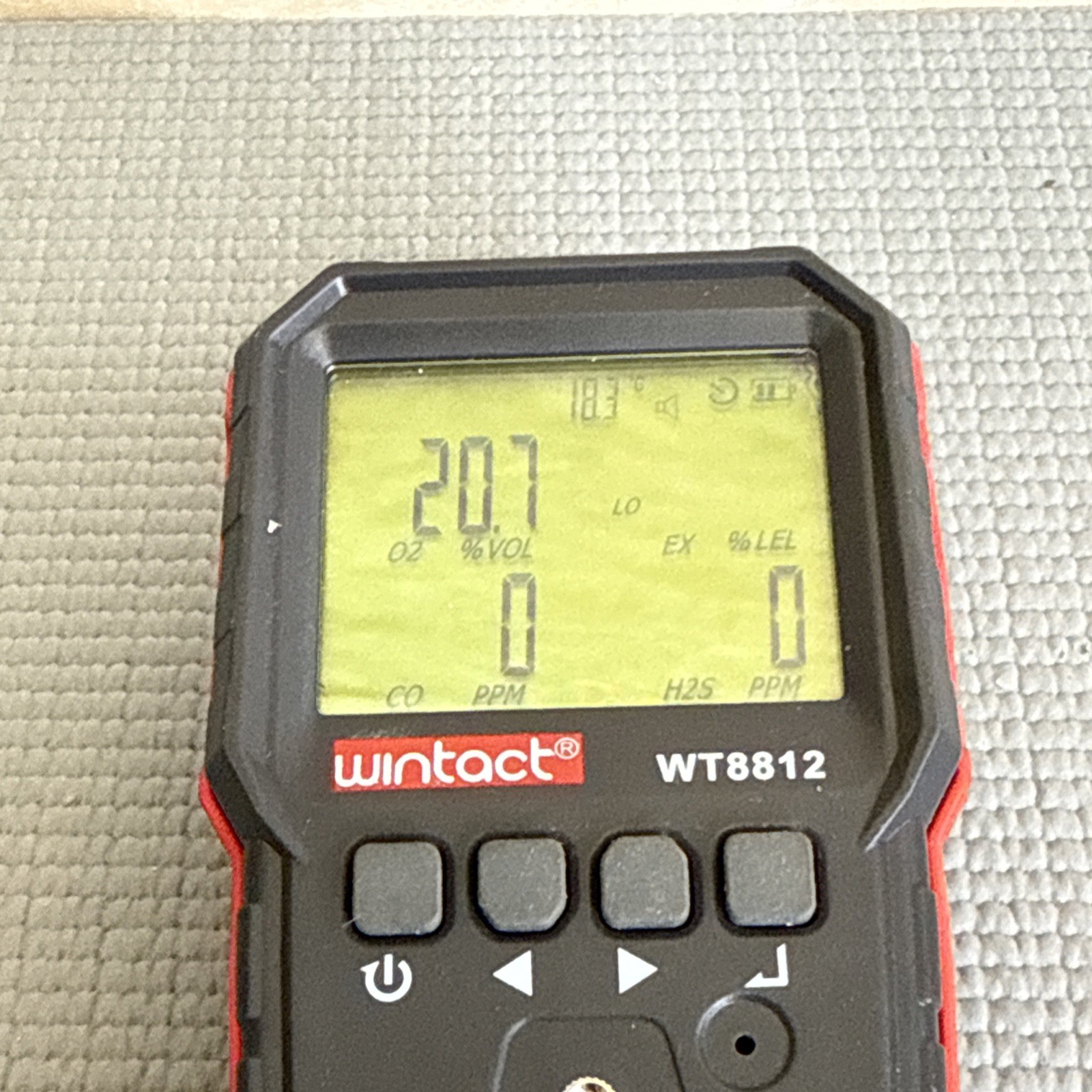 DEAD PIXEL – Wintact WT8812 Digital 4-in-1 Compound Gas Monitor CO H2S O2