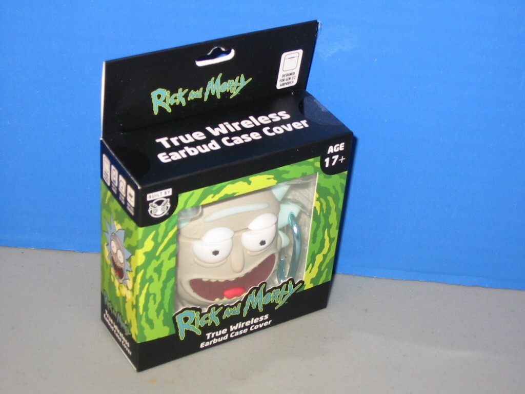 Rick And Morty True Wireless Earbud Case Holder Apple Air Pod Case New