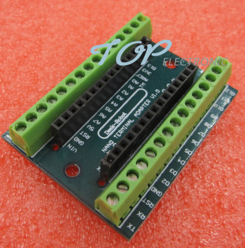2PCS Nano Terminal Adapter for Nano V3.0 AVR ATMEGA328P-AU Module Board M85