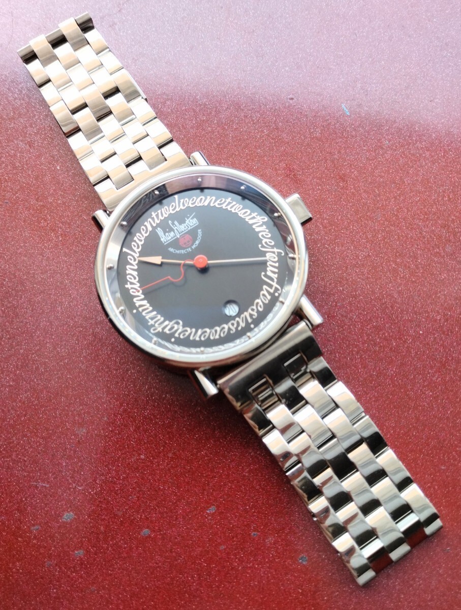 ALAIN SILBERSTEIN Club Large Automatic Black Dial Men’s Watch 500 Limited