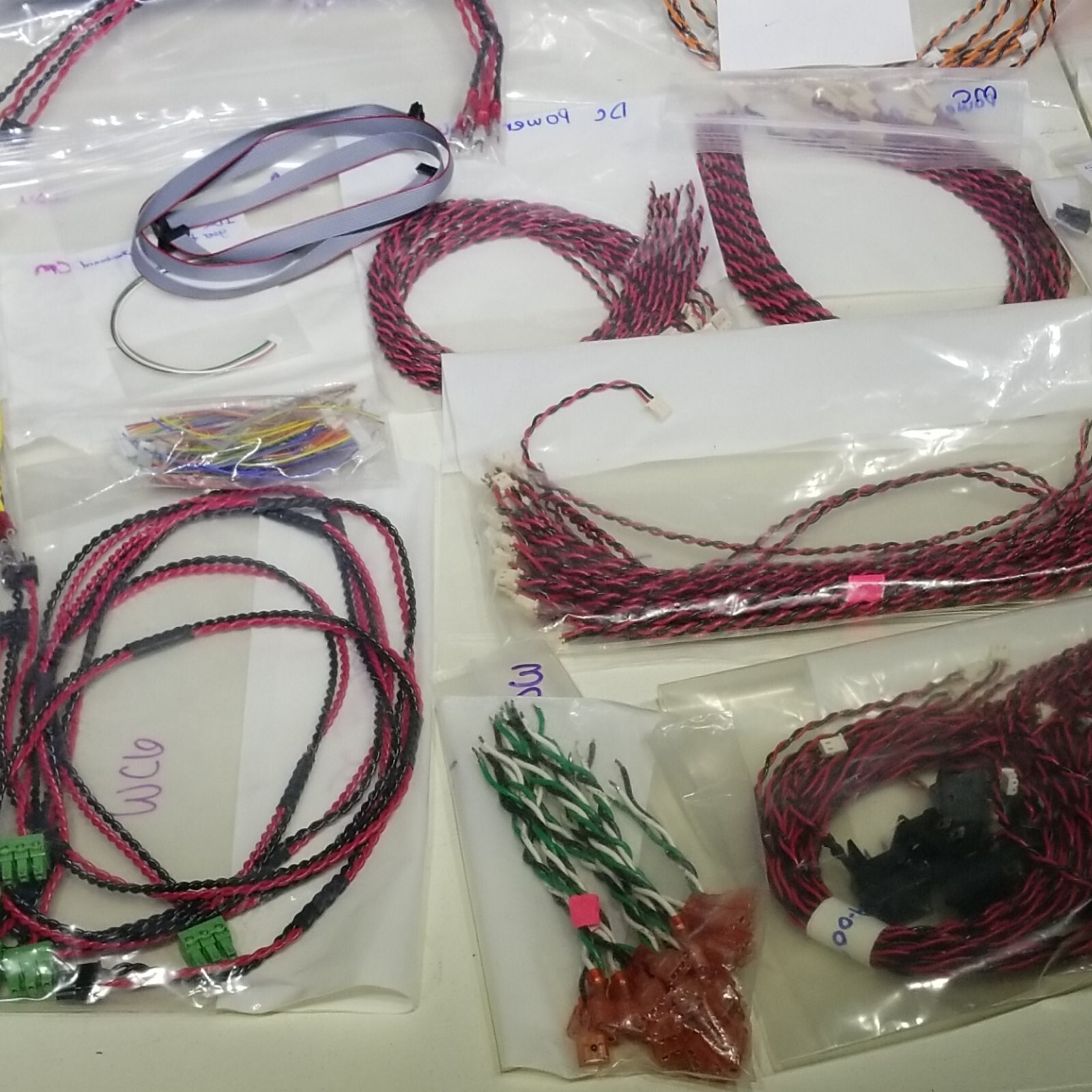 Mixed Lot of Electronics Wire Parts