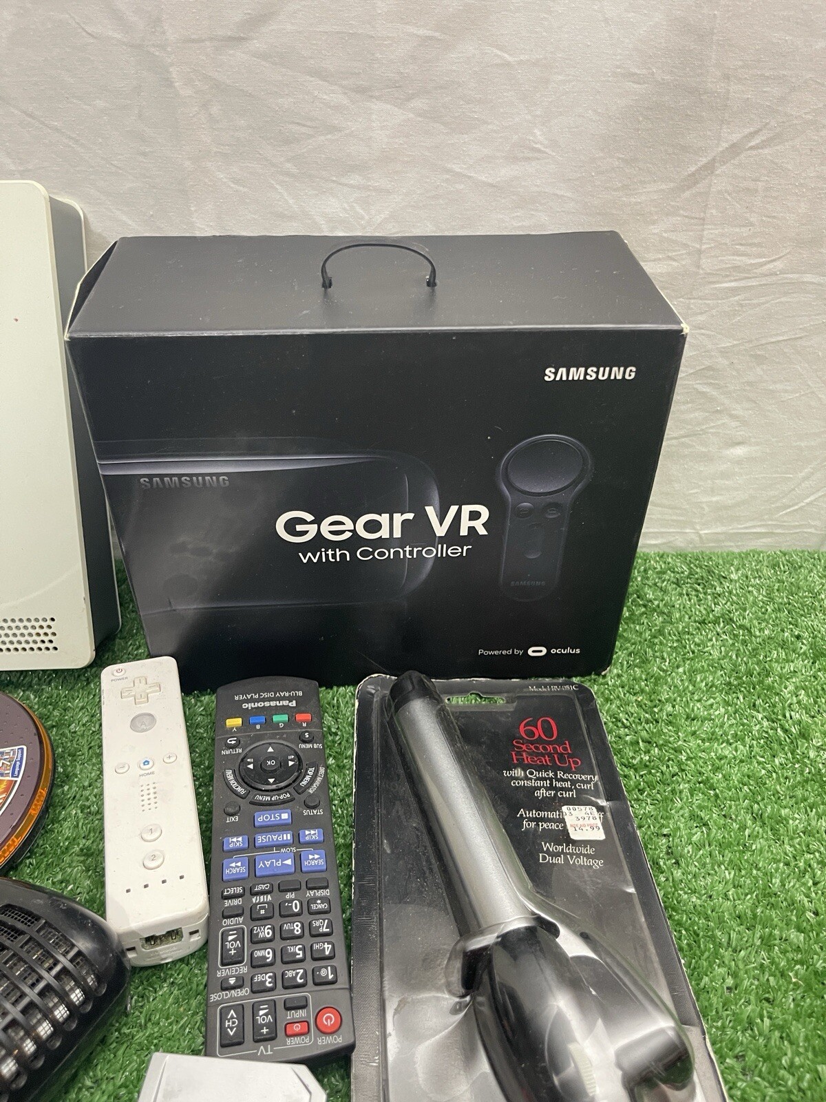 Lot Of Xbox 360,Samsung VR,Nikon Travelite ,Revlon Hair Styling Iron And More