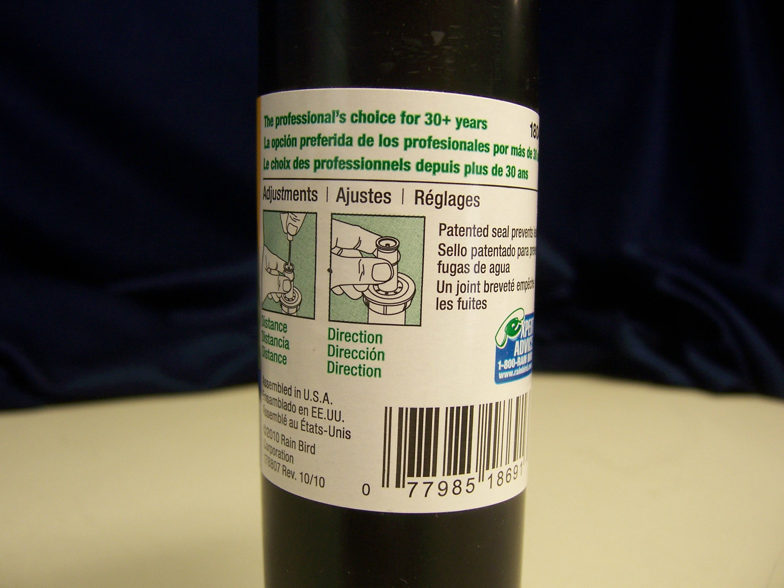 8PCS RAIN BIRD 1804-F 4″ POP-UP SPRINKLER 1/2″ NPT, 360 DEGREE SPRAY, 8-15′