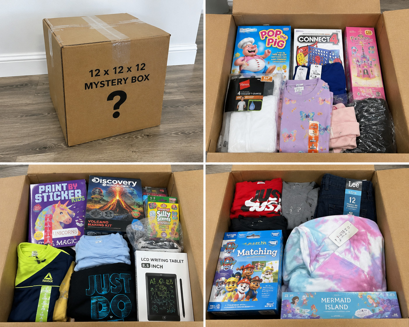 AMAZON Mystery Box General Merchandise Liquidations 12x12x12 Free Shipping