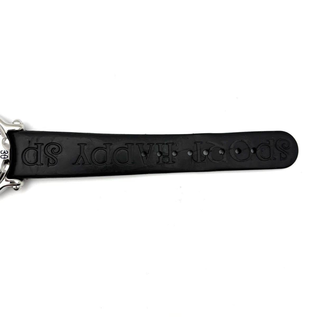 Chopard Happy-Sport Happy-Fish 28/8347 BlackｘSilver Quartz Date Men’s 3-diamon