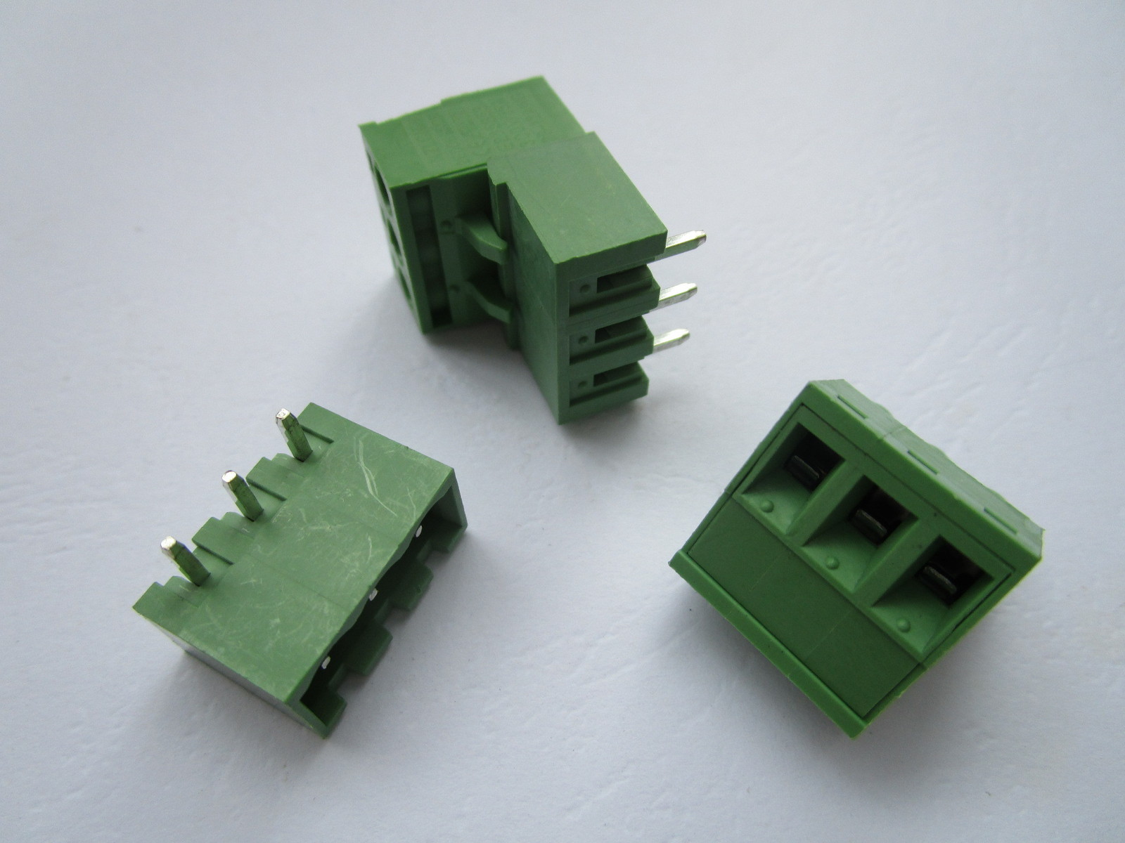 30 pcs Close Angle 3pin 5.08mm Screw Terminal Block Connector Pluggbale Type
