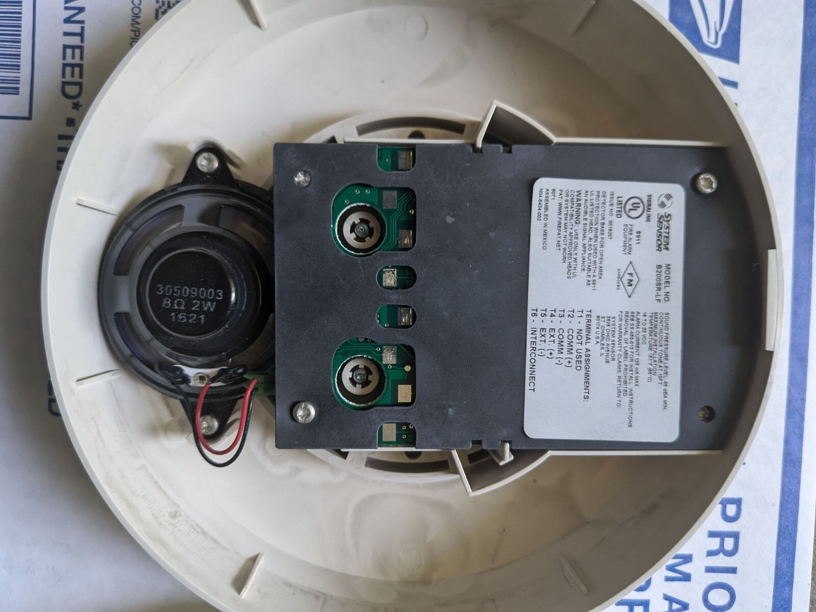 System Sensor B200SR-LF Intelligent Reversible Sounder Base without box & cover
