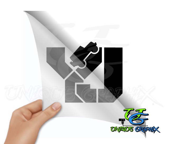 YJ Fender Side Decal 1 Pair 5 inch Decals choose your color
