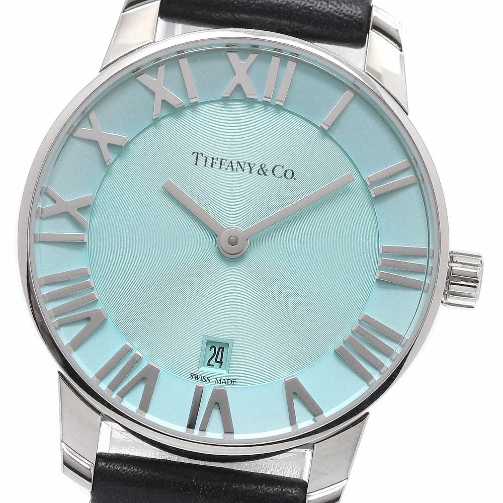 TIFFANY&Co. Ref.63452785 Atlas Date Quartz Ladies Stainless Steel Case 29mm