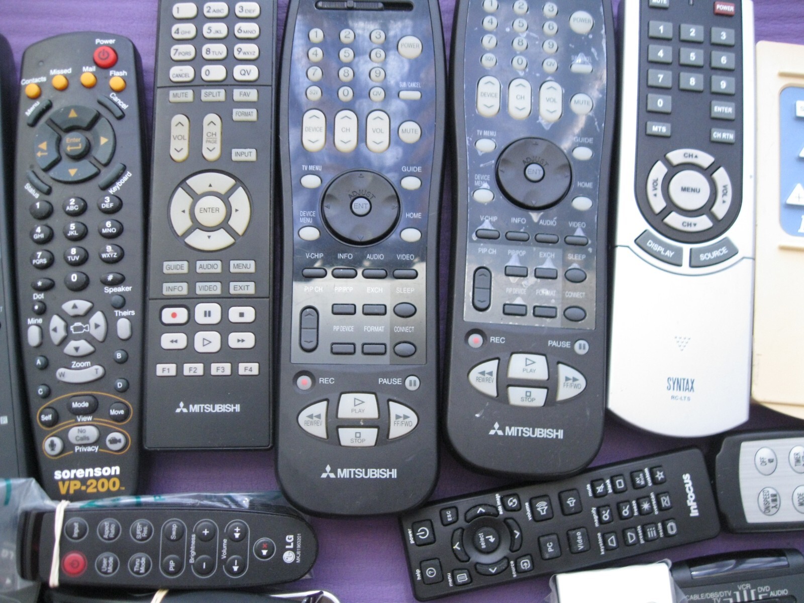 LOT OF mixed REMOTE CONTROLS ORIGINALS ONLY ABC