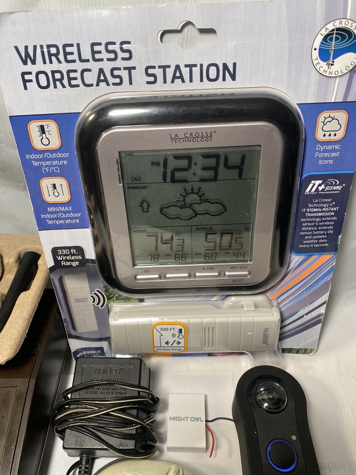 Electronics Lot – Sony Walkman, Uniden Scanner, Arlo Doorbell, & More