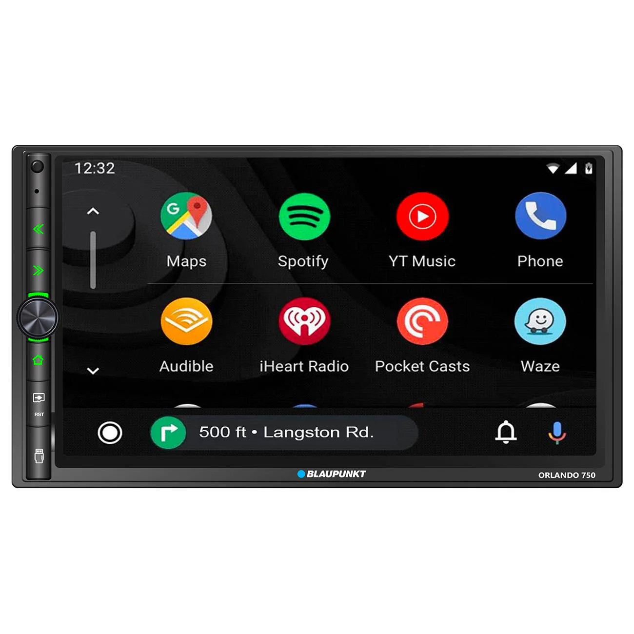 Blaupunkt 6.95″ Double DIN Mechless Receiver with Wireless Apple CarPlay / Andro