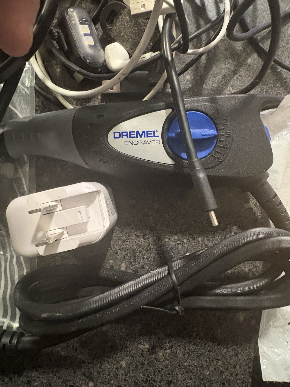 Lot of Electronics Cables Chargers Phone Engraver Charging Boxes and More