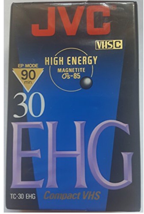 JVC TC30EHGB 30 Minute Blank VHS-C Tape