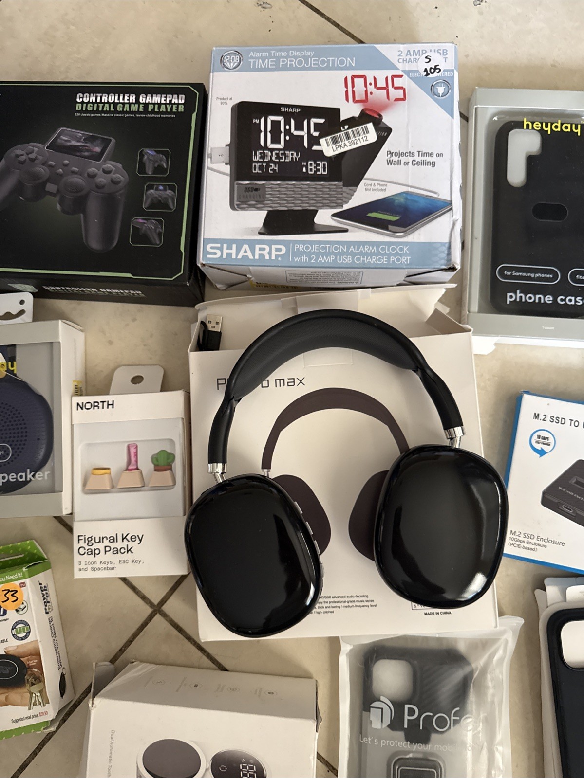 Mystery Loot Electronic Box For Resale 17 Items Total See Description
