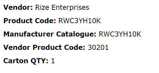 RIZE ENTERPRISES RWC3YH10K 30201 10FT SNAP HOOK HANGER (2 per bag) NEW 1317302