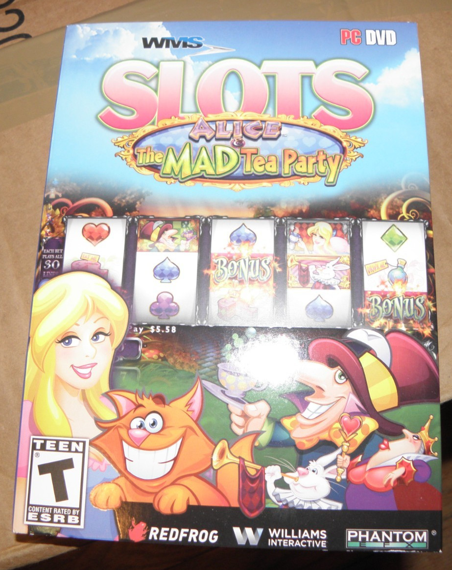 WMS Slots Alice Mad Tea Party PC Game