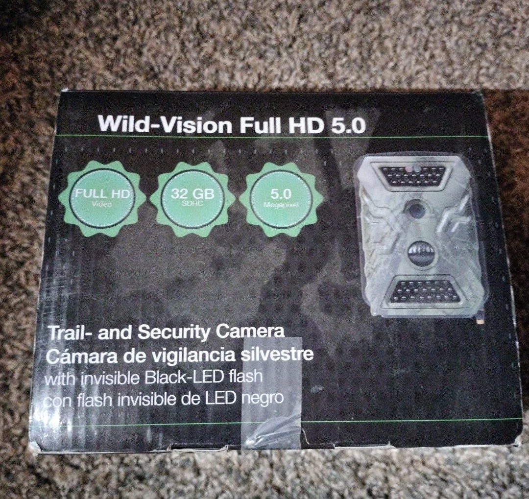 Wild-Vision Full HD 5.0 Trail and Game Camera, Premium Pack
