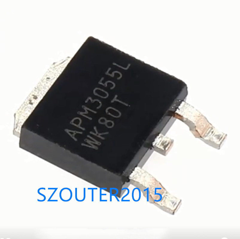 50PCS APM3055L APM3055 N-MOSFET 30V 12A SOT-252 NEW