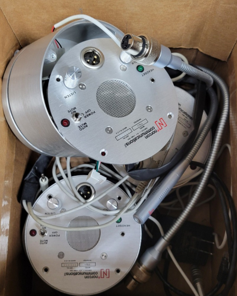 3-Norcon Communications TTU-1 Two-Way Communication Talk-Thru Unit- FOR PARTS