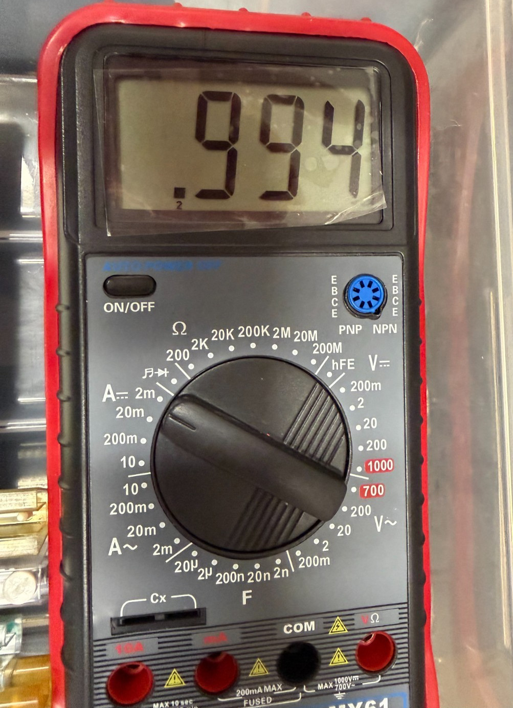 MY-61 MULTI METER AND ASSORTED ELECTRONICS