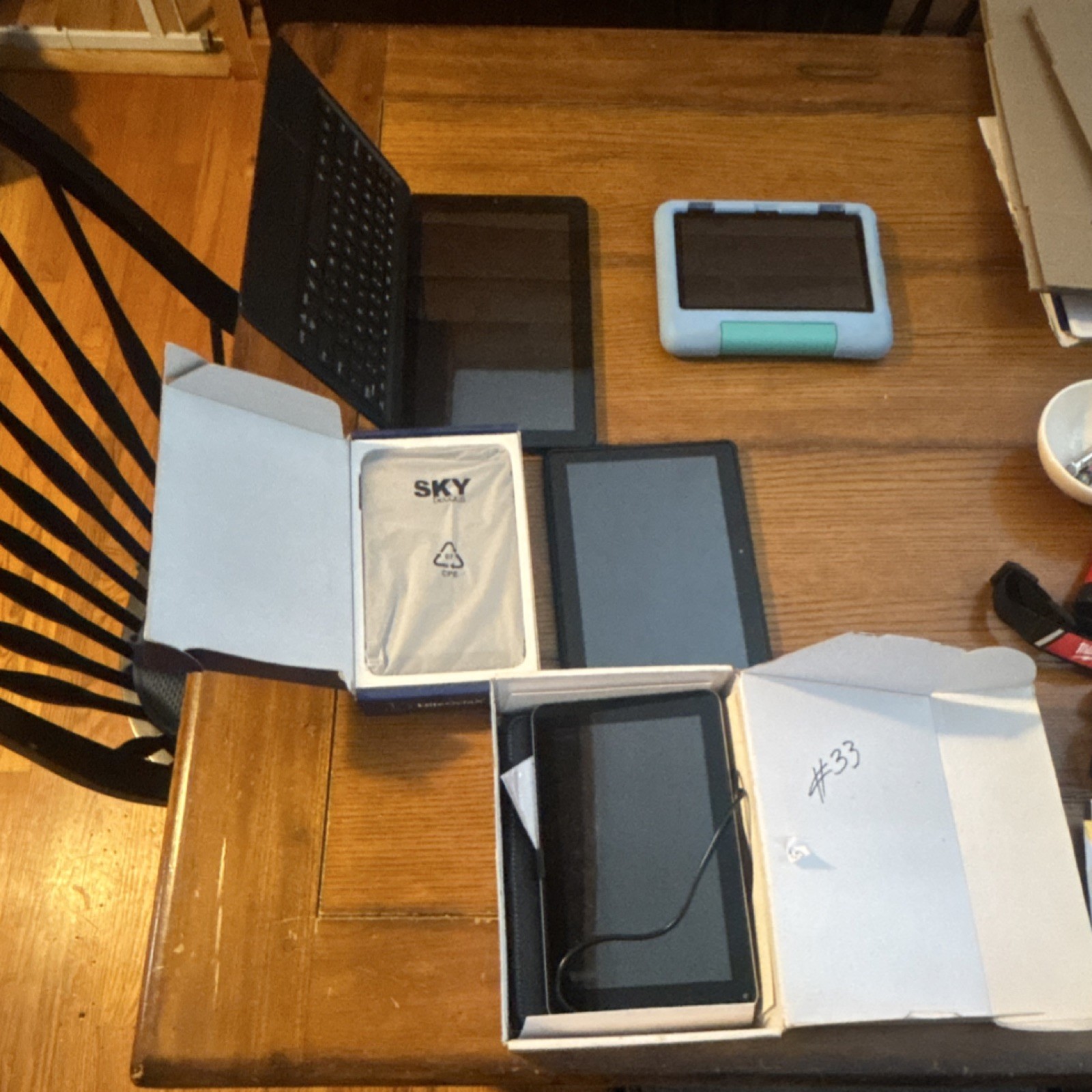 SKY Tablet Mixed Lot with Accessories, Various Models Included