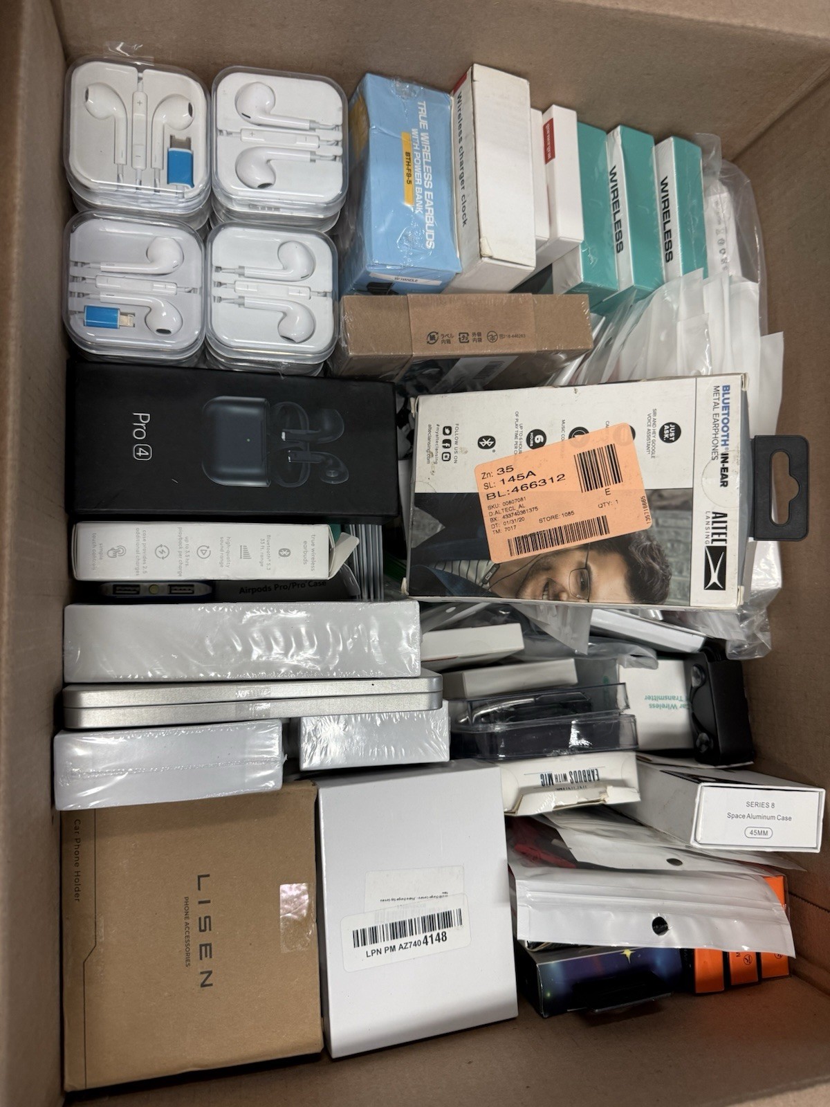 Phone covers headphones chargers Pro4 Universal Accessories Mixed Lot Bluetooth