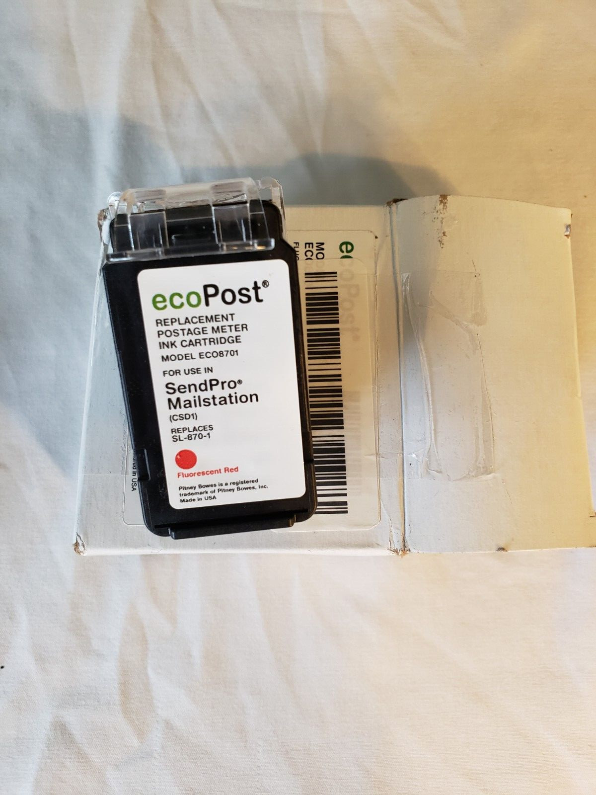 Clover ecoPost Brand Re-MFG Postage Meter Cartridge Replacement