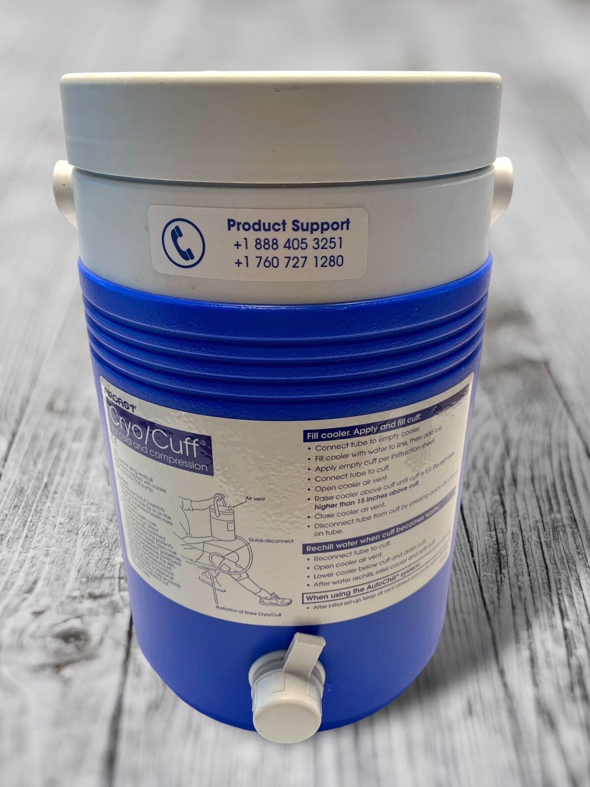 AIRCAST Cryo Cuff CryoCuff Gravity Cooler Lid Foil – No Cuff or Hose