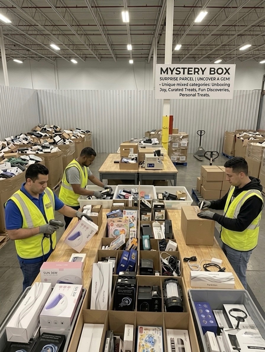 Mystery Box Package 3-5 Pcs | Premium Overstock Liquidations | Random Mix Lot