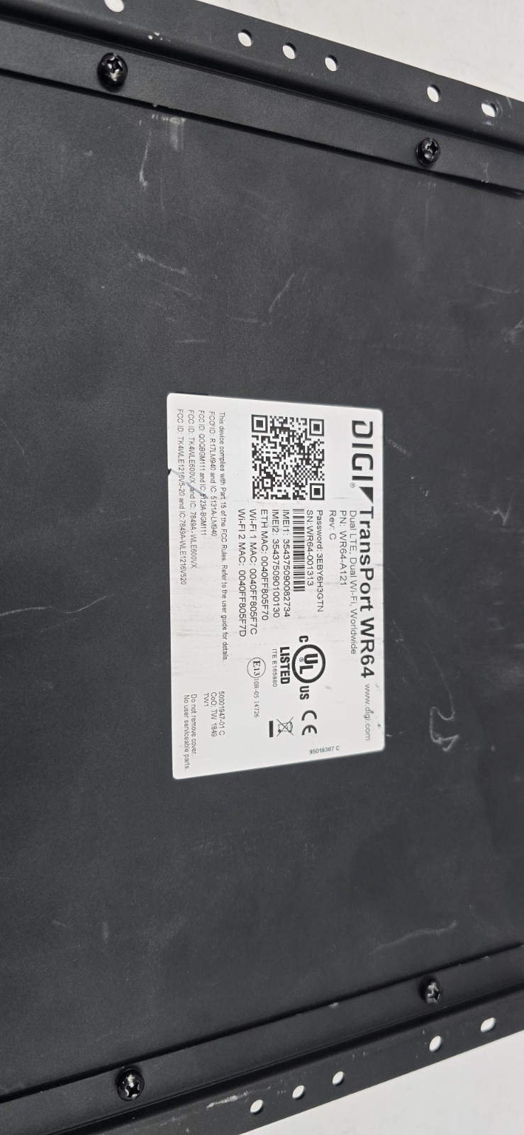 Lot of 2 Digi Transport WR64-A121 Dual LTE Wifi – Untested -GC-6175