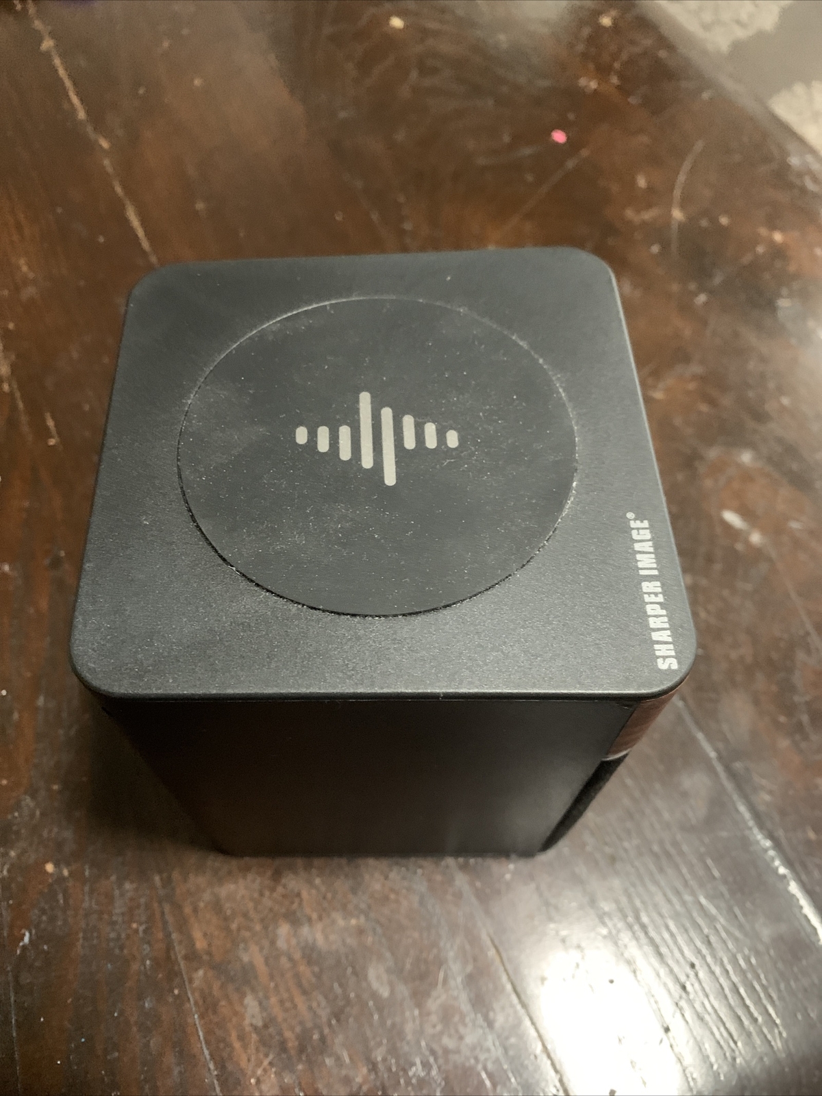 Sharper Image Clock Radio With Wireless Charging Pad