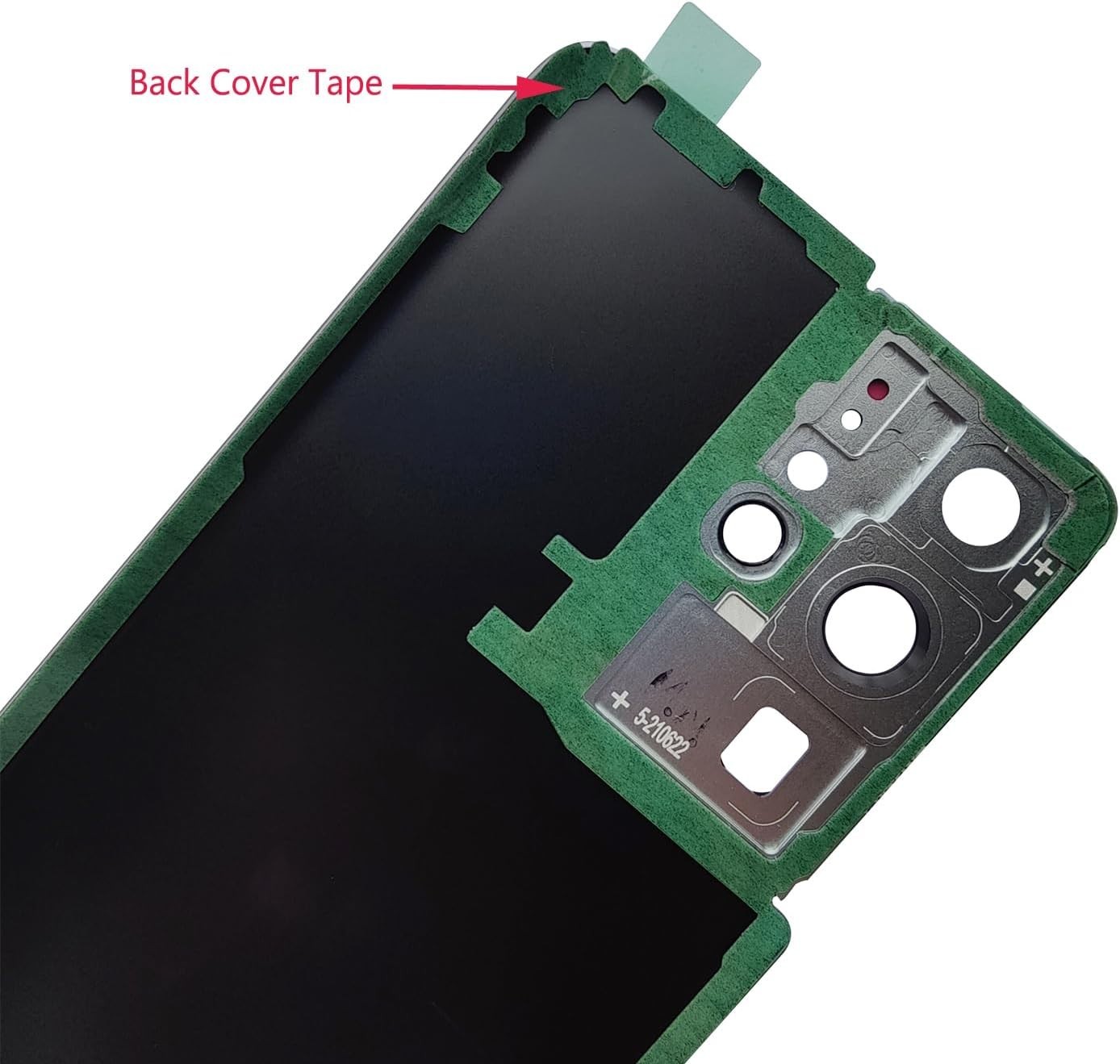 Galaxy S21 Ultra Rear Panel Back Glass Door Cover Replacement for Samsung Galaxy