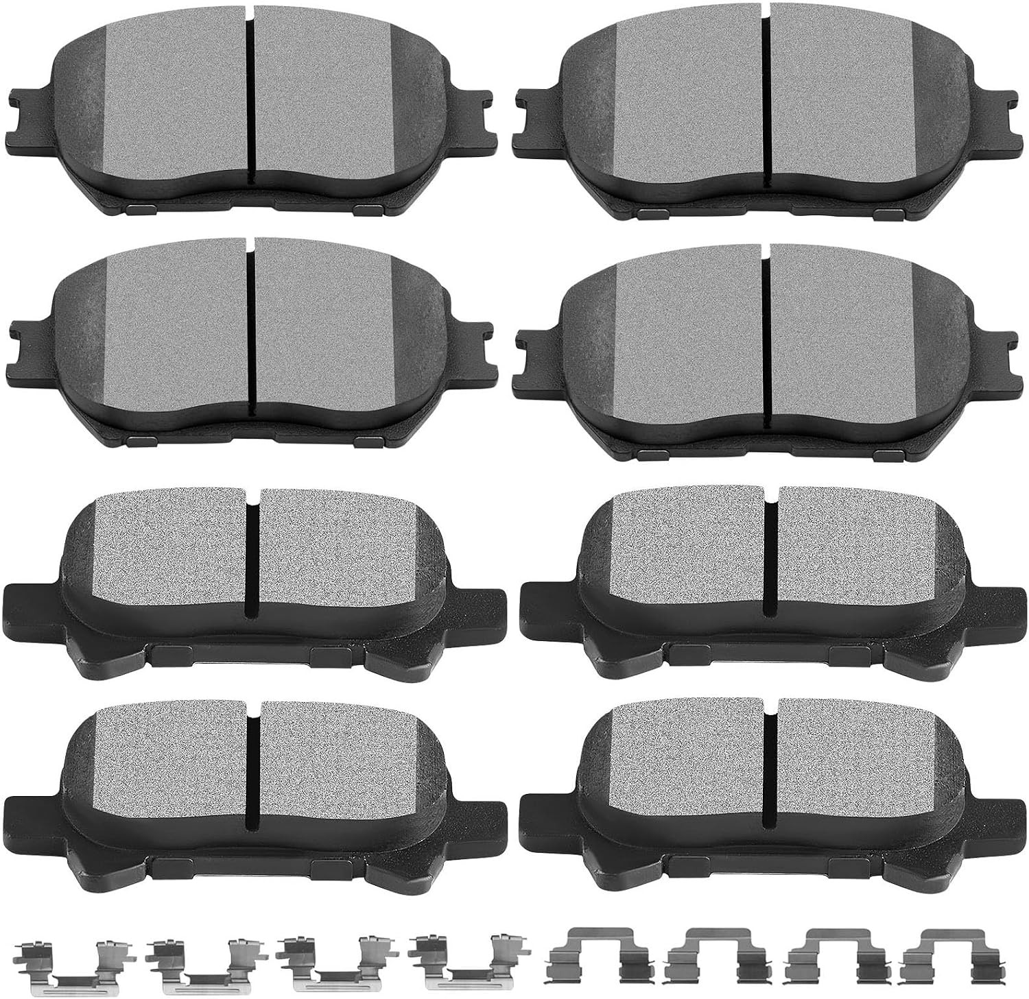 SCITOO Front Rear Brake Pads Set for Toyota Camry 2002 2003