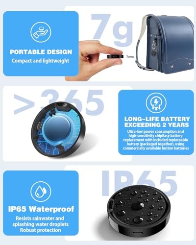 Vodyfu Bluetooth Tracker Tags for Android 2 Pack – Google Find My Device Compati