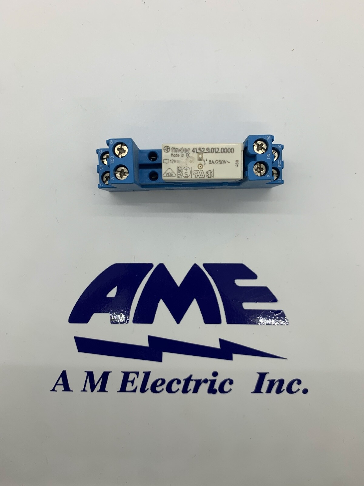 Finder Relay 41.52.9.012.0000 12V 8A 8PIN NEW WITH Socket (A-4)